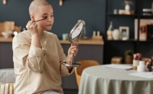 Makeup Tips for Women With Shaved Heads That Frame the Face