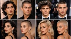 Celebrity Buzz Cut Transformations Before And After
