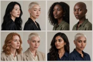 Celebrity Bald Transformations Before and After Best Looks