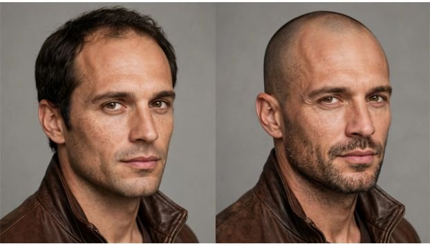 Celebrity Hair Evolution From Full Hair to Bald