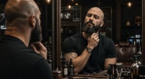 How to Style Facial Hair When Bald To Look Like A Star